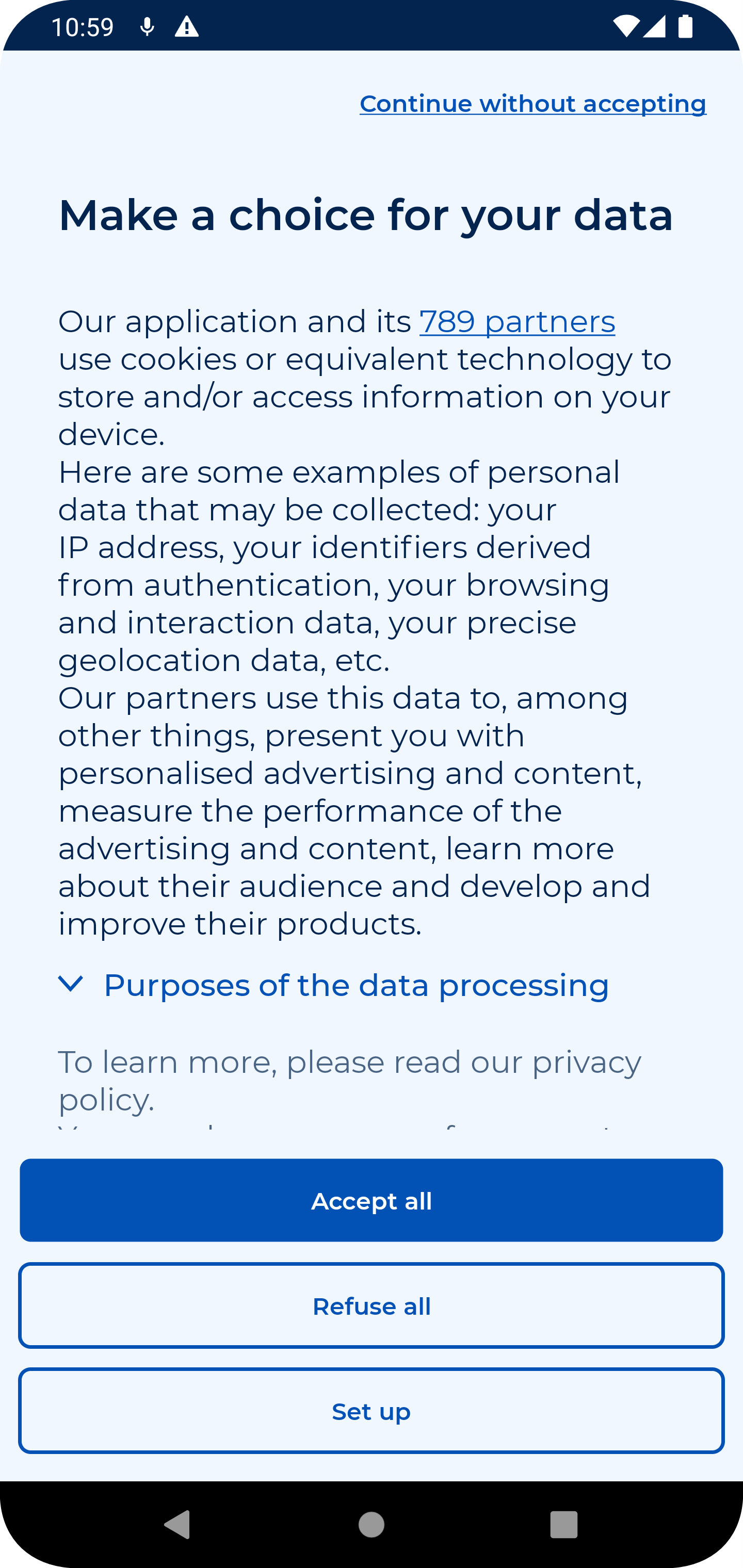 Example of rendering configured in the code example above