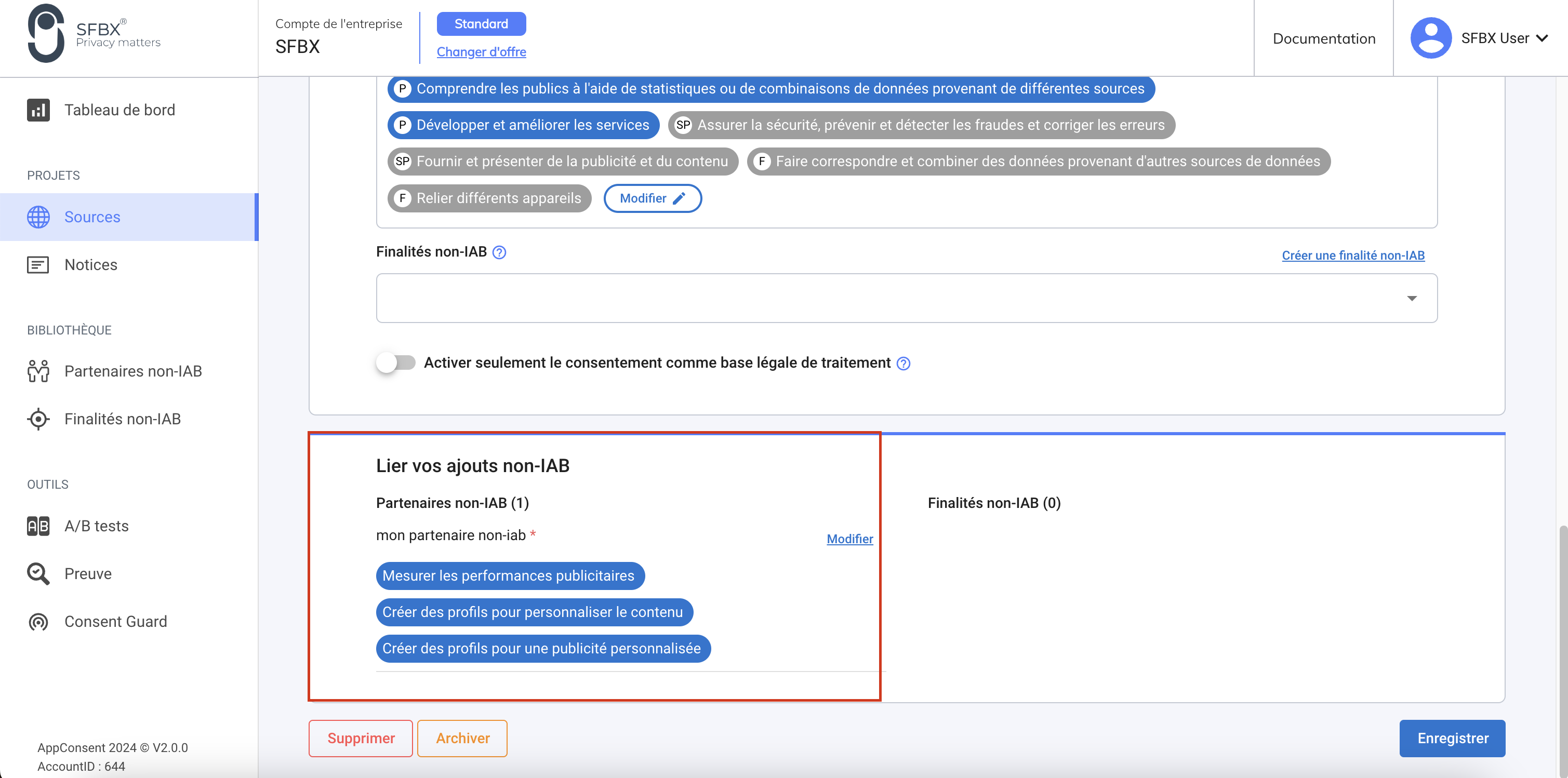 gtm extra vendor - ajout d'un extra vendors dans une source
