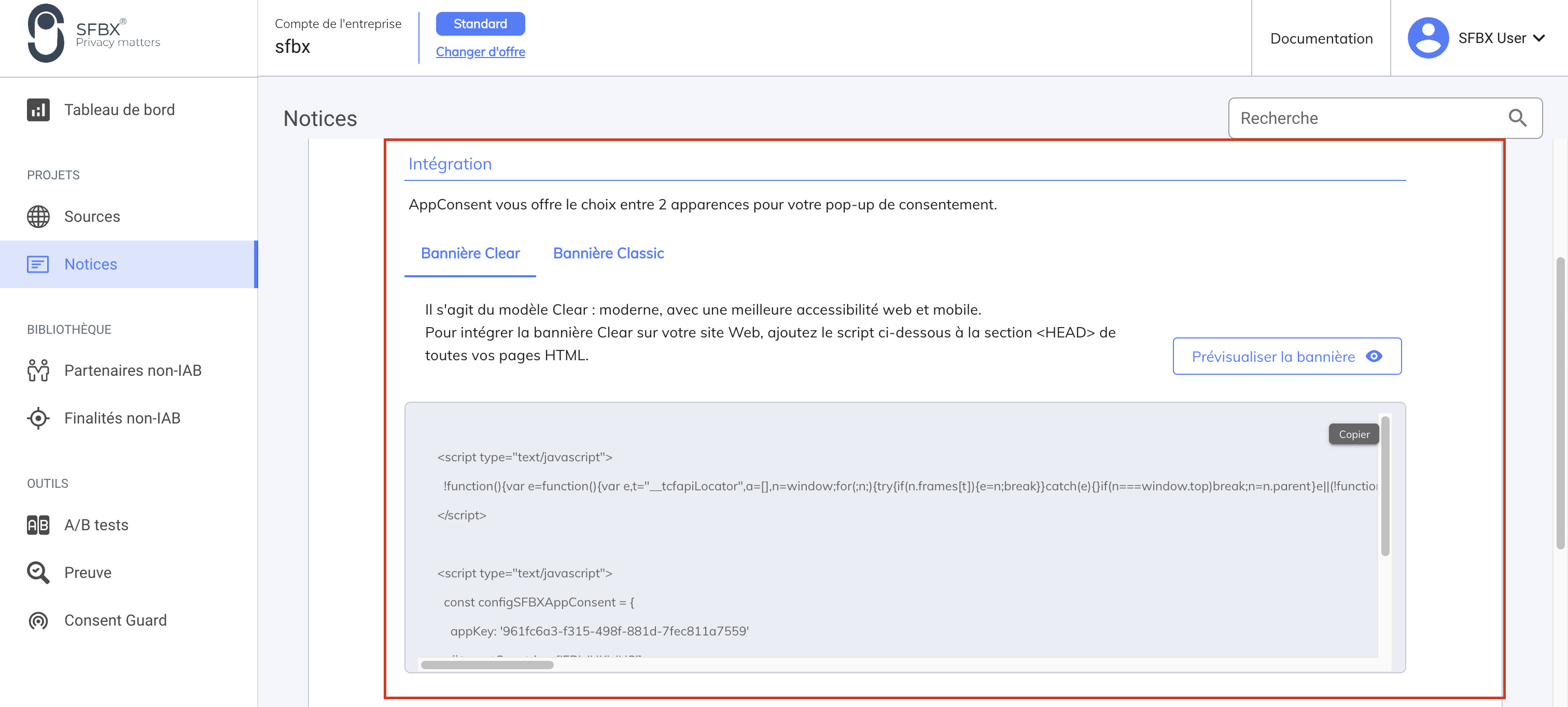 Google Analytics modifier l'implémentation web