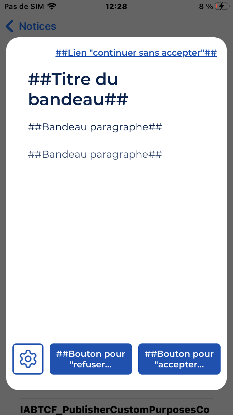 mobile notice Introduction Clear